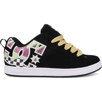Dámská tenisová obuv Dc shoes dámské boty Court Graffik Black / Multi / White | Černá | Velikost 6,5 US