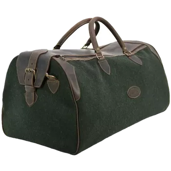 ARTIPEL - BORSA 076 lodenová brašna s kůží hnědá