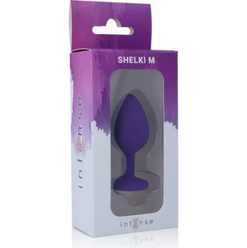 Anální kolík INTENSE ANAL TOYS INTENSE SHELKI M KOLÍK ANÁLNÍ Barva: FIALOVÁ