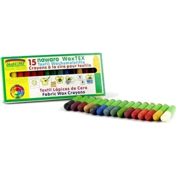 Pastelka Ökonorm Textilní voskovky 15 barev ECO