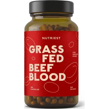 Nutriest Evropská hovězí krev Grass-fed 180 kapslí