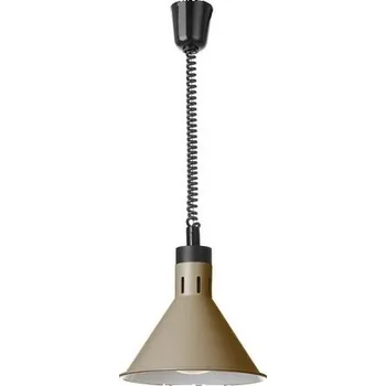 HENDI Lampa výškově nastavitelná ohřívací kuželová, HENDI, Béžová, 230V/250W, ⌀275x(H)250mm