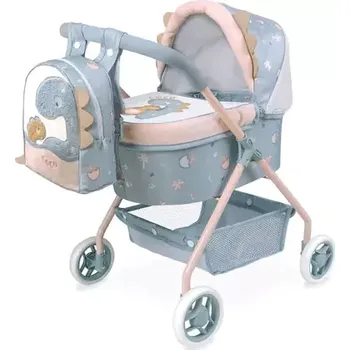 Kočárek pro panenku DeCuevas 86080 Můj první kočárek pro panenky s batůžkem COCO 2024 - 56 cm (6-86080)