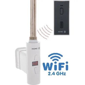 Topná tyč Hydronix Home Plus WiFi, O-profil, topná tyč Barva topné tyče: Bílá, Výkon topné tyče: 300 W, Připojení topné tyče: Bez kabelu s mechanickým vypínačem
