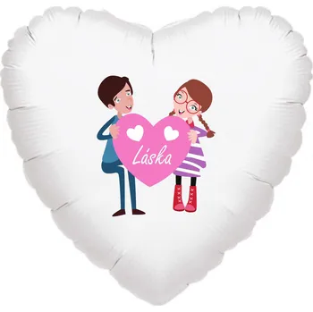 Balónek Láska balónek fóliový srdíčko balonky.cz t221