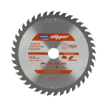 Pilový kotouč NORTON CLIPPER Kotouč pilový dřevo 160x2,6/1,6x20 Z40
