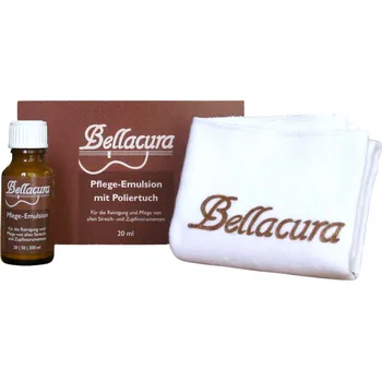 Housle Bellacura Pflege Emulsion 20 ml + polishing cloth - Čistič na lak + hadřík