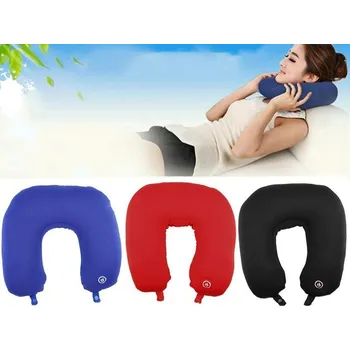 dobirkov.cz Cestovní polštářek na masáž krku, na baterie - mix barev