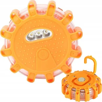 dobirkov.cz Výkonná výstražná lampa na auto, 360 LED, silný magnet