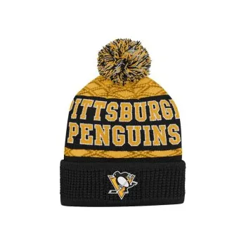 Kšiltovka Dětský Kulich NHL Outerstuff Pittsburgh Penguins Puck Pattern, Velikost Youth (58 - 62 cm)