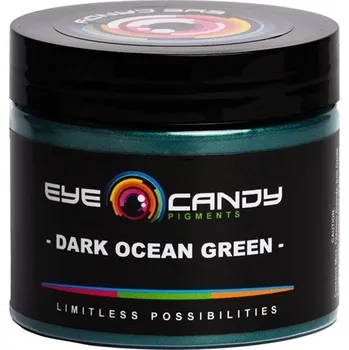 barva a nátěr na dřevo Dark Ocean Green - Eye Candy Pigments Hmotnost: 50 g