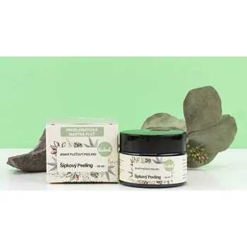 Pleťový peeling Kvitok Šípkový peeling pro mastnou/problematickou pleť 30 ml