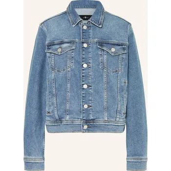 7 For All Mankind Dámská Džínová Bunda Adi Trucker, modrá, 40