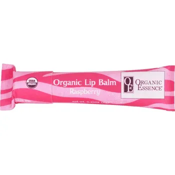 Péče o rty Organic Essence Bio hydratační pomáda na rty s malinovou příchutí 6g