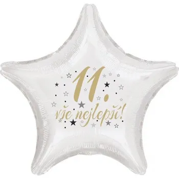 Balónek 11. narozeniny balónek hvězda balonky.cz b85046
