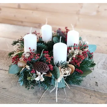 Věnec Zahradnidum Adventní věnec na stůl 16 24-26 cm
