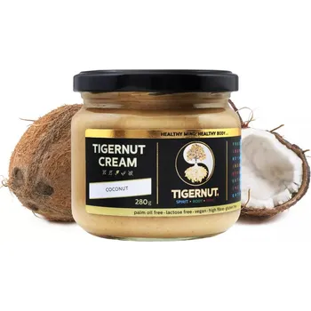TigerNut Krém z Tygřího ořechu s Kokosem COCONUT BeZ Cukru 280g