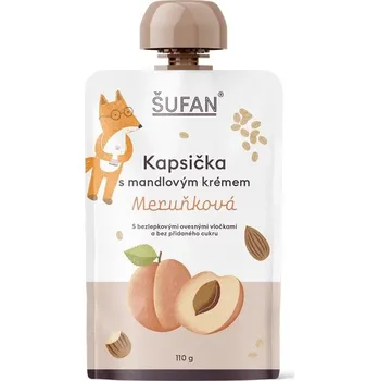 Potravina Šufan Kapsička s mandlovým krémem Meruňková 110g