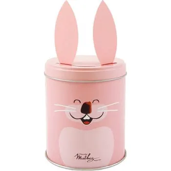 Čokoláda Mathez Kakaové lanýže Králíček s malinovými makronkami 100 g