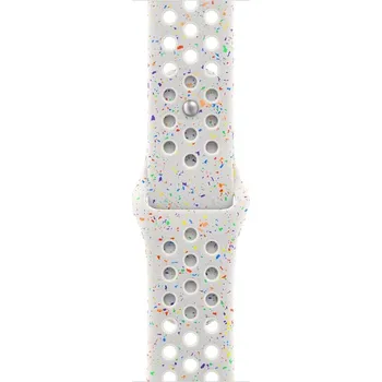 Mobilní telefon Řemínek Apple Watch 40mm platinový sportovní řemínek Nike - M/L