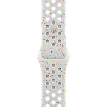 Mobilní telefon Řemínek Apple Watch 42mm platinový sportovní řemínek Nike - M/L