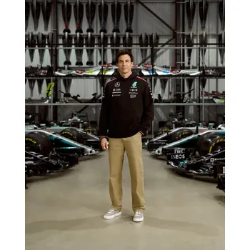 Pánská mikina Mercedes-Benz Men Mapf1 RP Hoody černá XXL