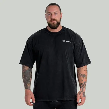 Pánská móda STRIX Oversized Tee Washed Black M černá