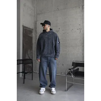 Pánská mikina Black Island Antracitová pánská mikina Frostbite Velikost: L