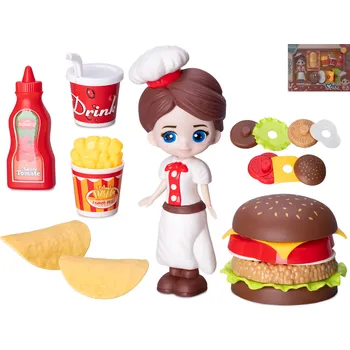 Panenka M.T. Panenka kuchařka - 15 cm - s doplňky