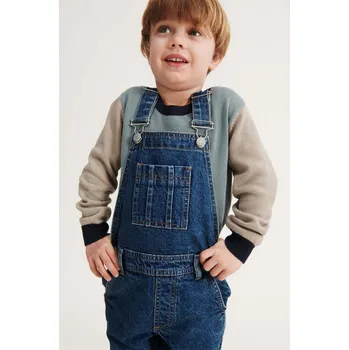 Dívčí svetr Dětský bavlněný svetr Liewood LW17245 modrá 95X, vel. 86