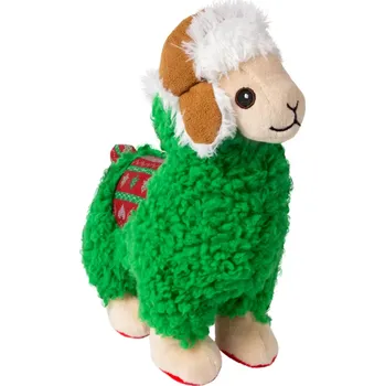 Hračka pro psa KONG Holiday Sherps vánoční plyšová lama 21cm