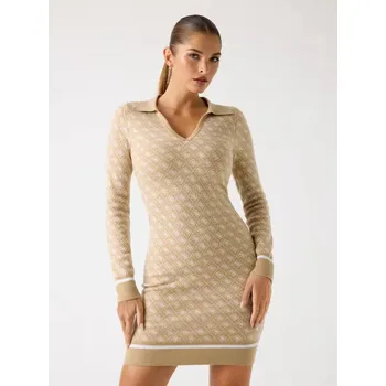 Dámské šaty Guess dámské béžové šaty 20024608-7628907923531