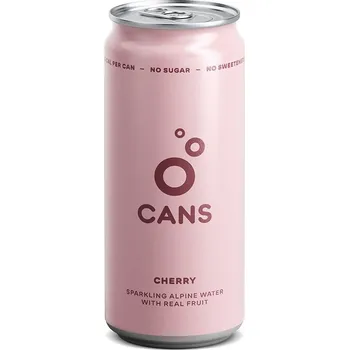 Voda CANS s příchutí višně a třešně 330ml