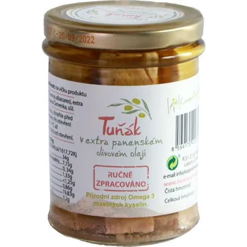 konzervovaná ryba Lozano Červenka Tuňák v extra panenském olivovém oleji Arequina 200g