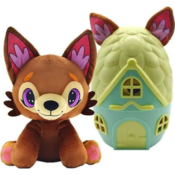 plyšák STEPPOS PupaDorables Zvířátko v domečku - Dotty Spot - tmavě hnědé