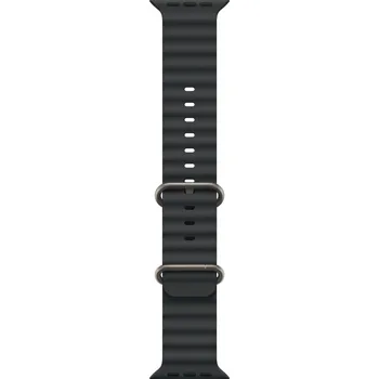 Mobilní telefon Řemínek Apple Watch 49mm černý Oceánský řemínek - provedení z přírodního titanu