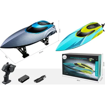RC model lodě Mamido Loď na dálkové ovládání Neotune High Speed Max zelená