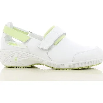 Dámská zdravotní obuv OXYPAS Dámská kožená pracovní obuv SAMANTHA - světle zelená Velikost: 36