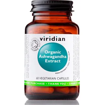 Viridian Ashwagandha Extract Organic 60 kapslí
