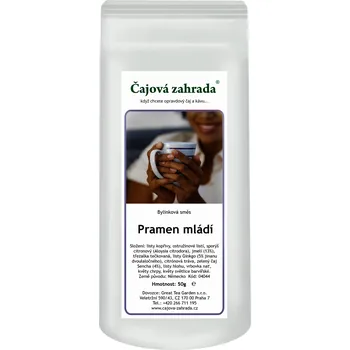 Horký nápoj Čajová zahrada Pramen mládí - bylinná směs