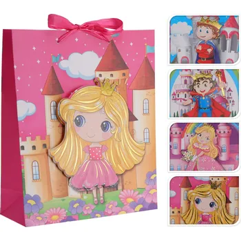 Dárková taška taška dárková 40x30x12cm 3D DĚTSKÁ mix dekorů