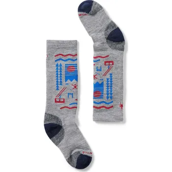Pánské termo ponožky Smartwool Kids' Wintersport Full Cushion Ski Day O Snow - light gray