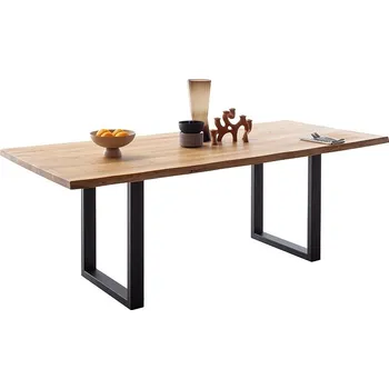 Jídelní stůl Jídelní stůl DEBA, podnož černá matná do tvaru U 160x90 cm