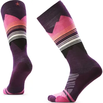 Pánské termo ponožky Smartwool Women's Ski Targeted Cushion Pattern OTC Ski - purple iris