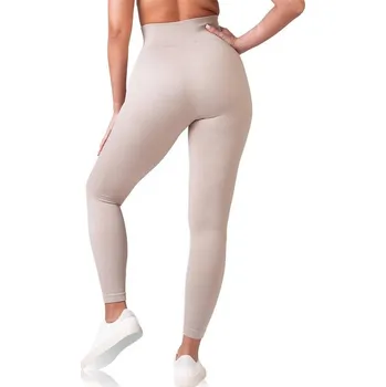 Dámské legíny RELAX & GO RIB OPTIC legíny - L - taupe