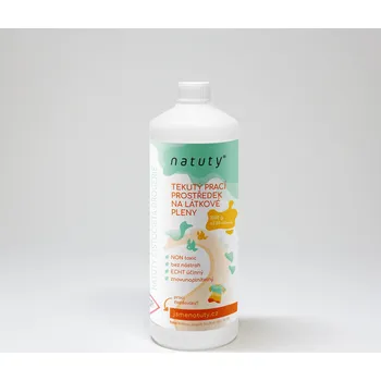 Prací gel Natuty Tekutý prací prostředek na látkové pleny 1l