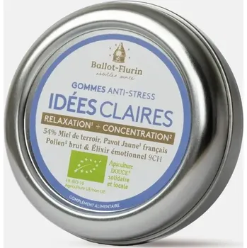 Bonbon Ballot-Flurin Bio želé bonbony Klid a koncetrace 30g