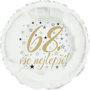 Balónek 68. narozeniny balónek kruh Balonky.cz b85218