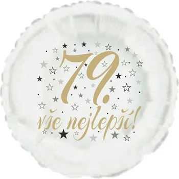 Balónek 79. narozeniny balónek kruh Balonky.cz b85251