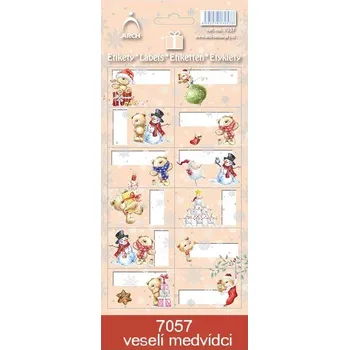 Vánoční dekorace Vánoční etikety na dárky